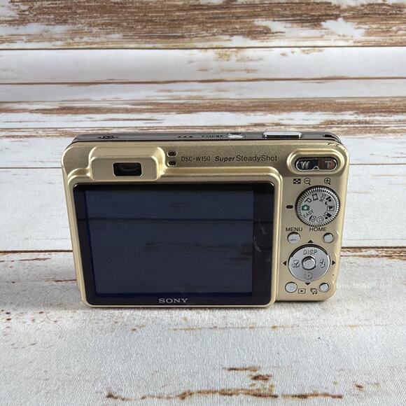 Sony Cyber-shot DSC-W150 Digital Camera Parts Only Not Working No Battery - Picture 3 of 5